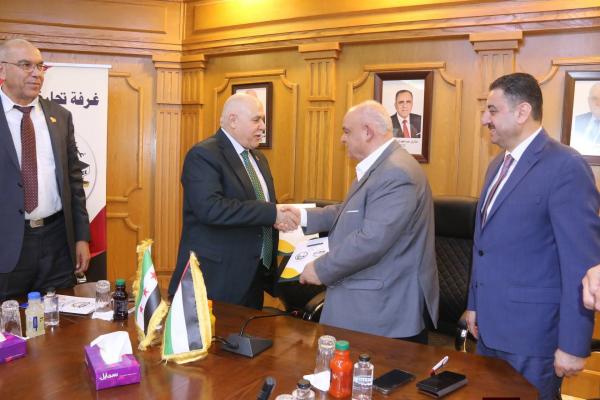 اتفاقية توأمة بين غرفتي تجارة درعا وإربد: آفاق جديدة للتعاون الاقتصادي والتبادل التجاري