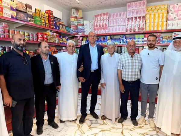 افتتاح مؤسسة الأهلية للتجارة في الغارية الغربية بحضور غرفة تجارة وصناعة درعا