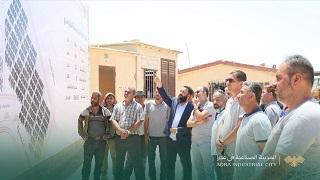 مدير مدينة عدرا الصناعية يتابع التحضيرات في القطاع السابع