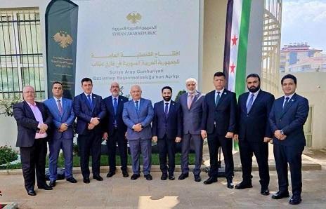 وفد غرفة صناعة حلب يزور القنصلية السورية في غازي عنتاب لبحث التعاون الاقتصادي