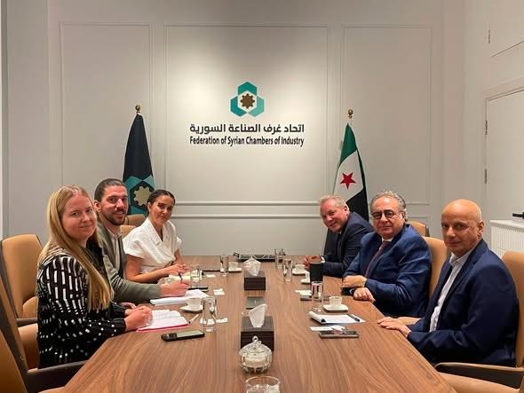 اتحاد غرف الصناعة السورية يبحث مع الوكالة الفرنسية والمفوضية الأوروبية دعم المشاريع والاستثمار
