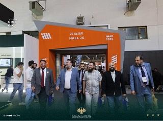 مدير المدن الصناعية يجري جولة تفقدية في معرض إعمار 2026