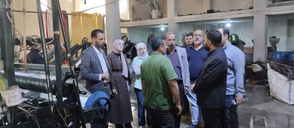 وفد من محافظة حلب يطلع على الواقع العملي والإنتاجي في منطقة مارع الصناعية